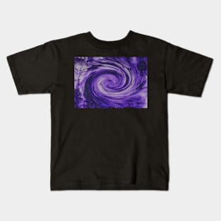 Purple Galaxy Kids T-Shirt